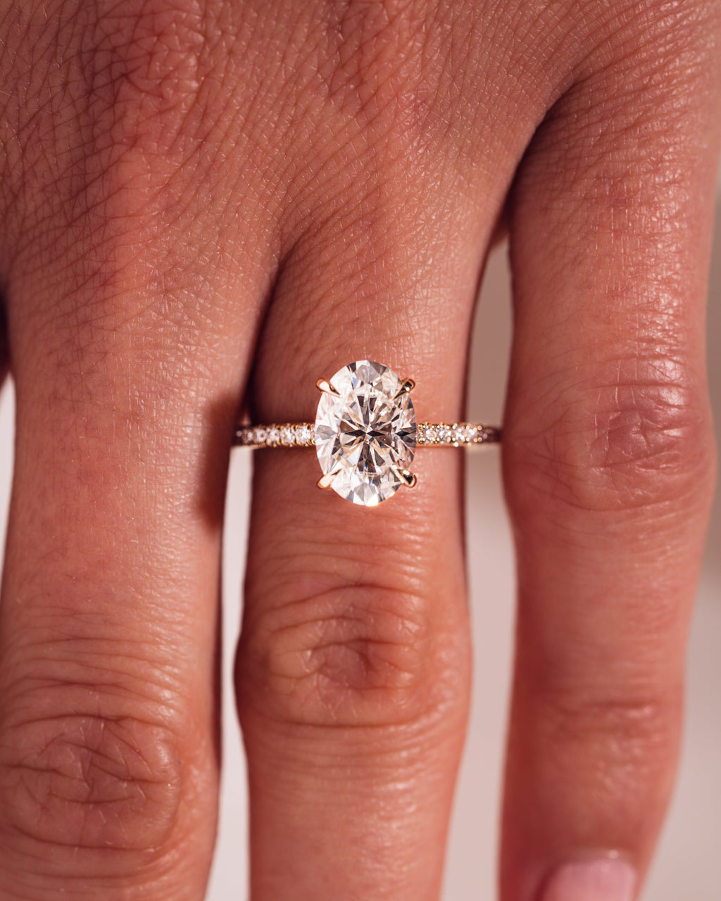 Jasmine (with Pavé) - Oval