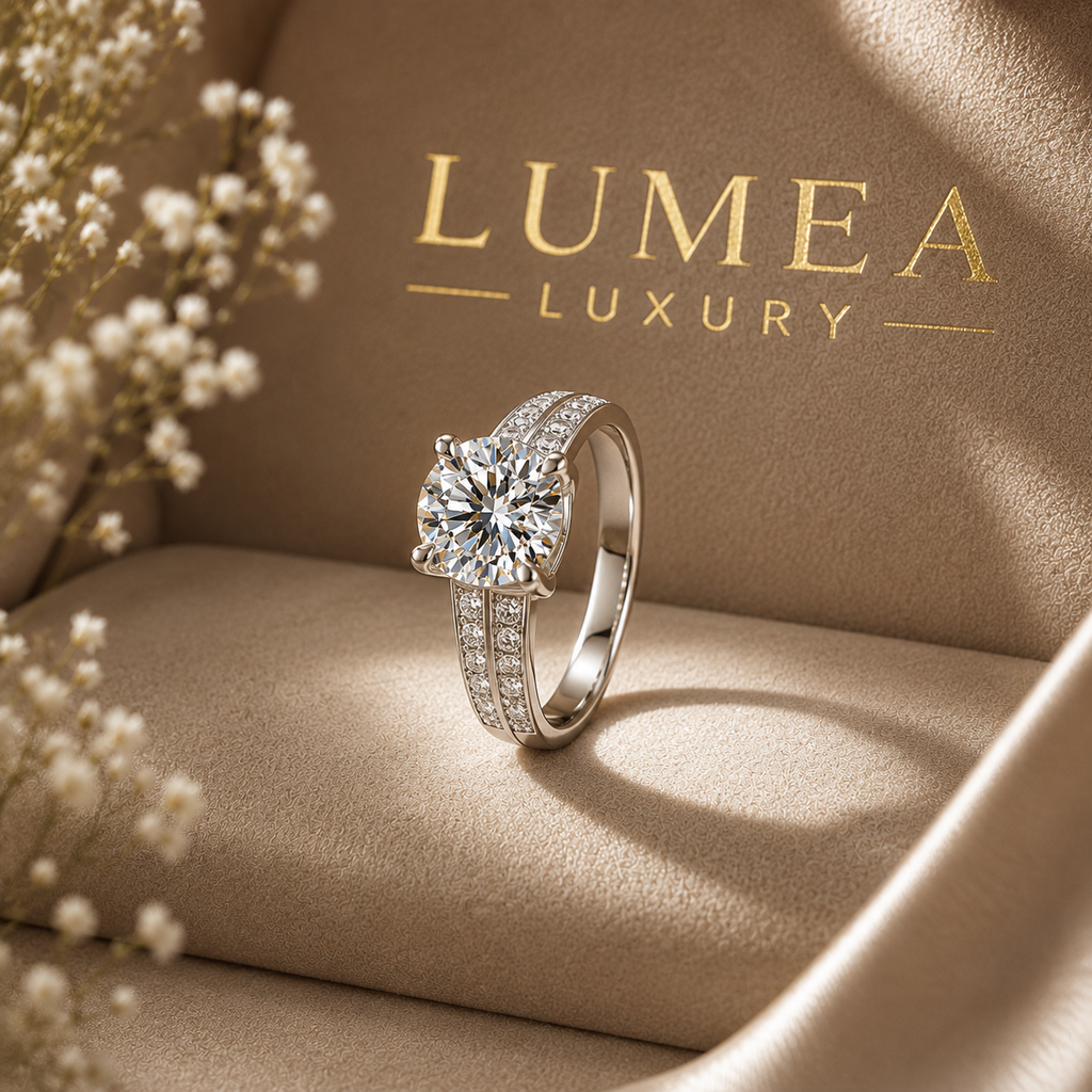 Lumea Pavé Cathedral Solitaire