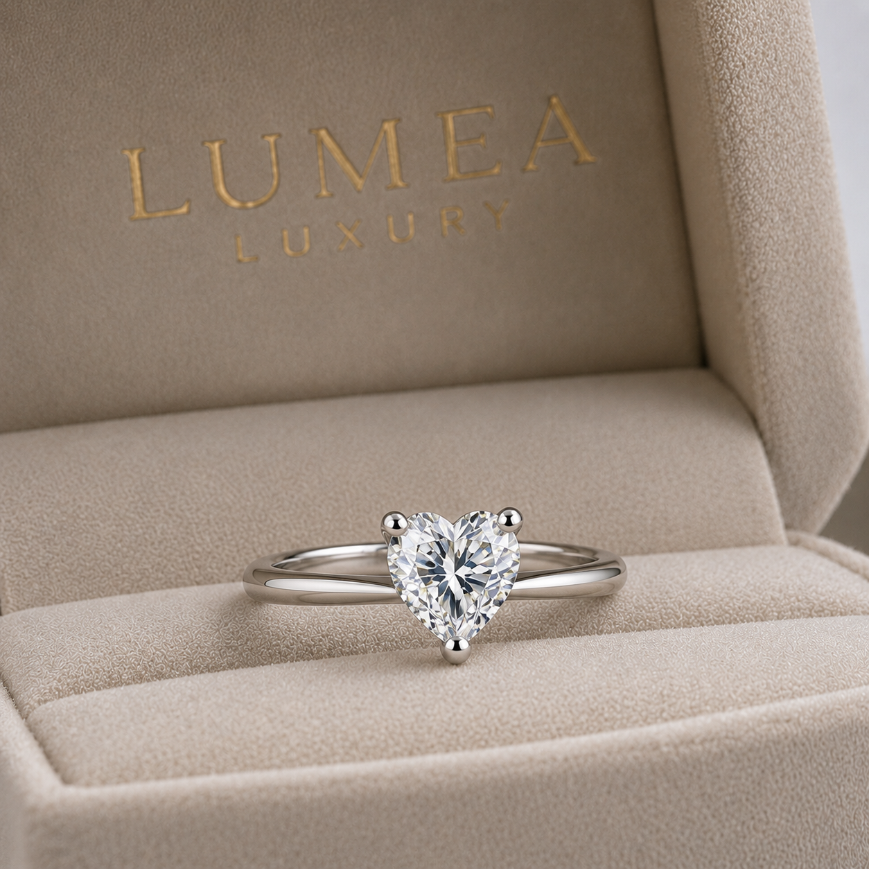 Lumea Heart-Cut Solitaire 1ct