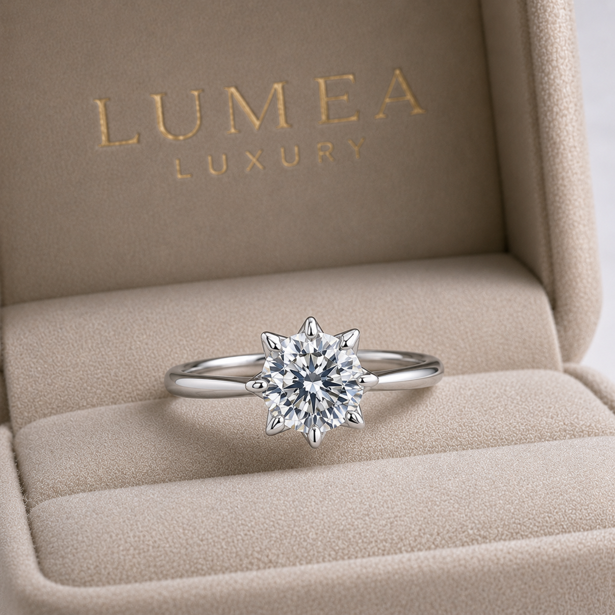 Lumea Minimalist 4-Prong Solitaire