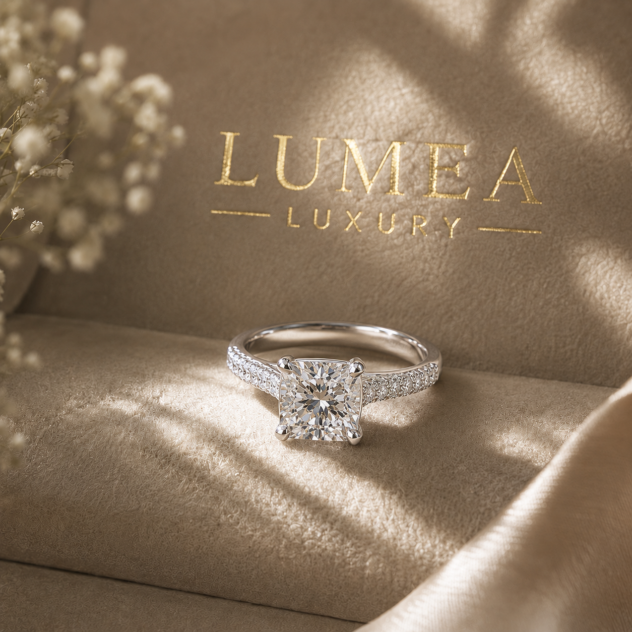 Lumea Cathédrale Pavé Ring